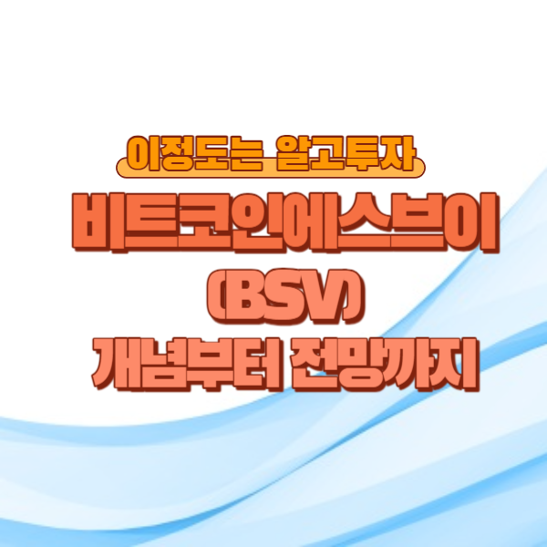  비트코인에스브이(BSV) 개념부터 전망까지 5분컷!