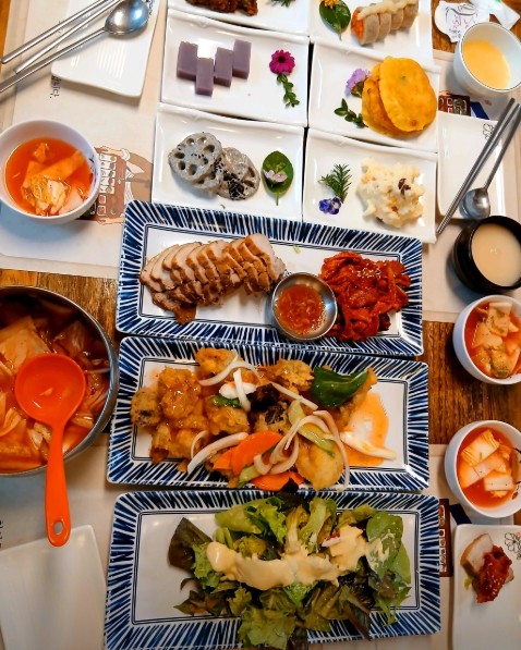 파주 메주꽃 메뉴