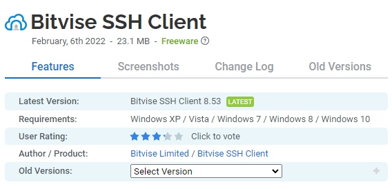 Bitvise-SSH-Client