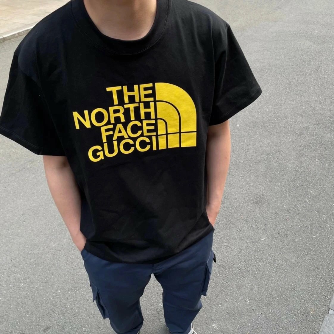  [GUCCI x THE NORTH FACE] 구찌 X 노스페이스 오버사이즈 반팔 티셔츠 616036 XJDCL 9756 (2 COLOR)