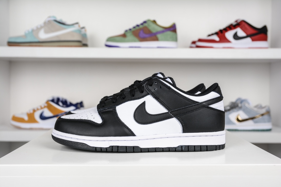  [NIKE] G 나이키 덩크 로우 레트로 블랙 화이트 범고래 BLACK WHITE DD1391-100