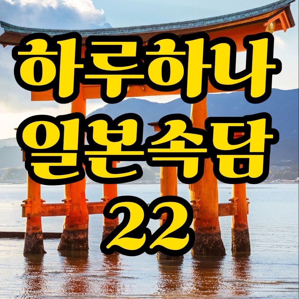 일본속담) 싼게 비지떡 일본어로는? 安物買いの銭失い 대화로 외워봐요.