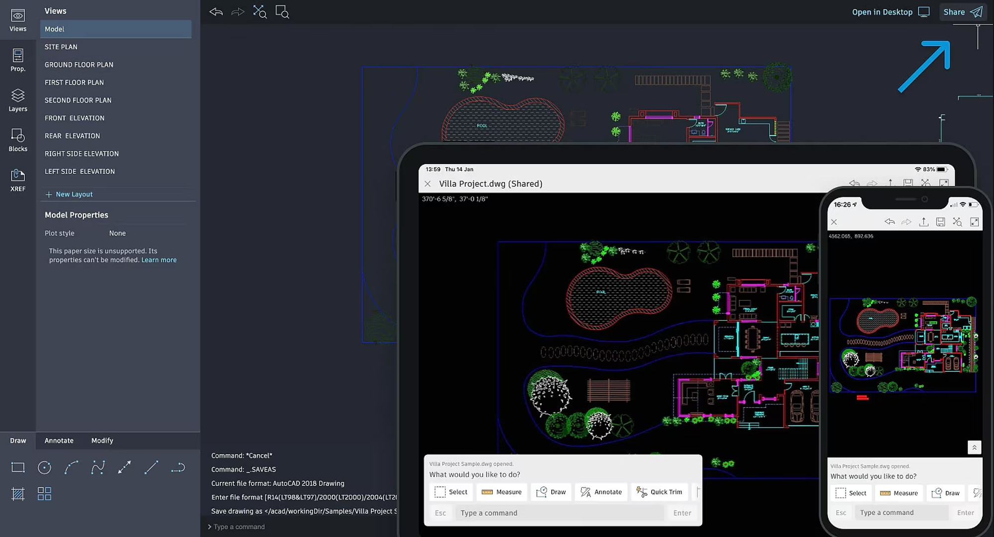 AutoCAD for Web