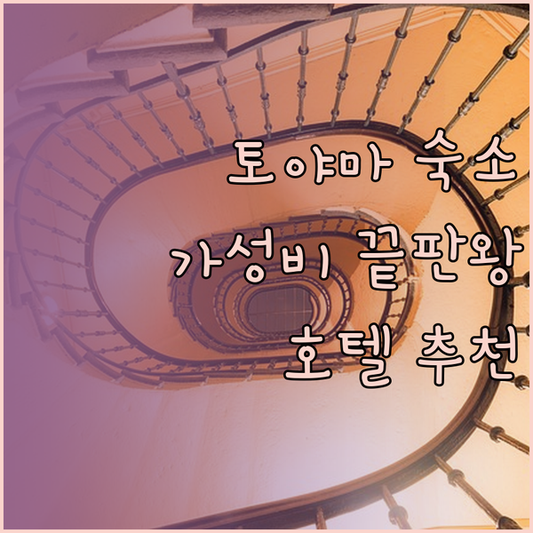 토야마현 다카오카 여행 호텔 추천 3