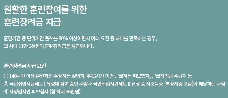 국민 내일배움카드 신청자격 신청방법