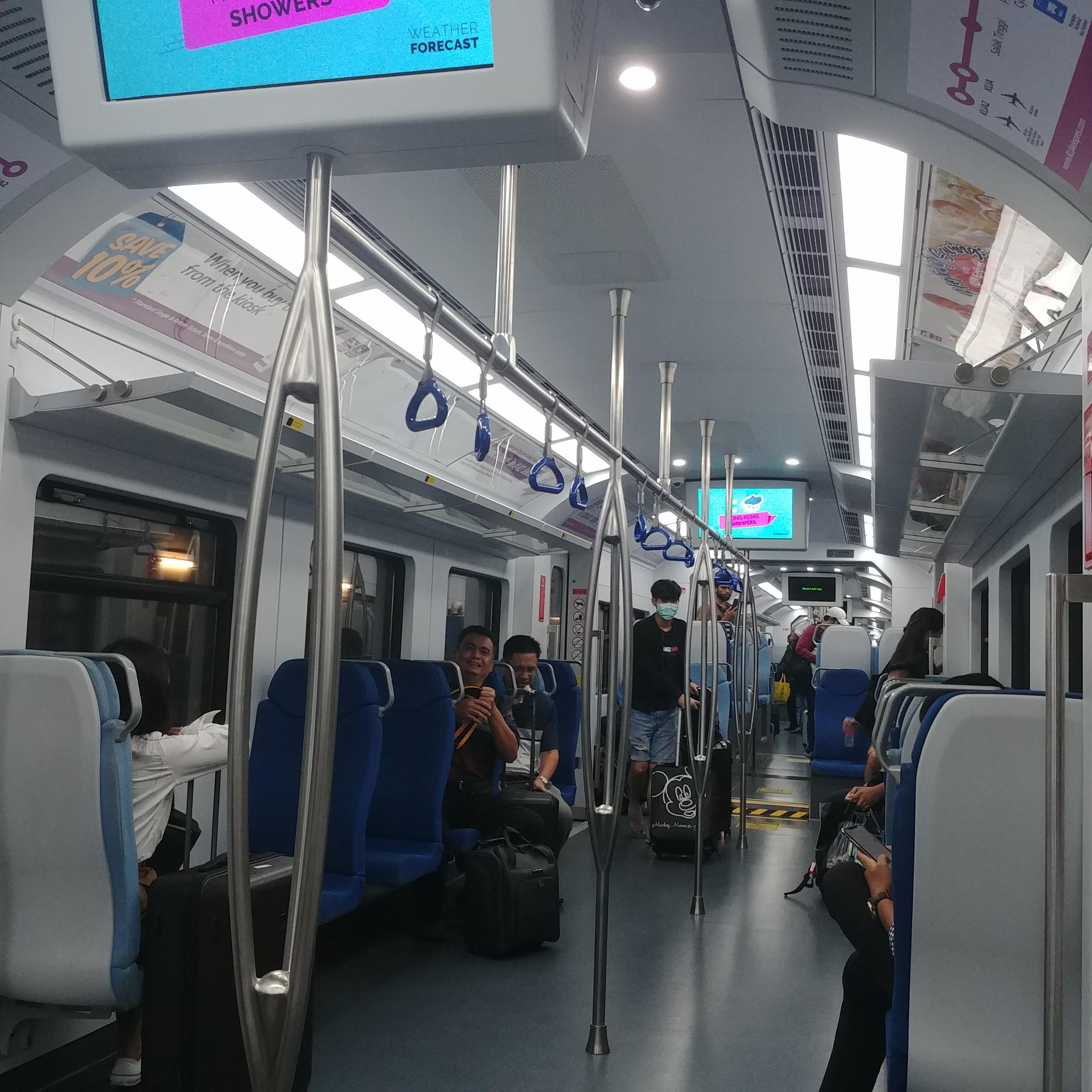 말레이시아 쿠알라룸푸르 여행 공항철도 이용하기