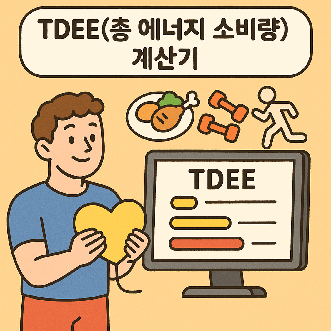 TDEE(총 에너지 소비량) 계산기