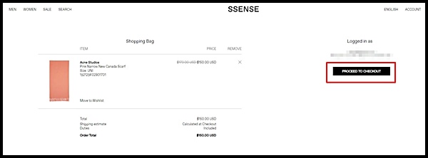 SSENSE 직구 방법 : 센스 (ssense) 할인 코드 포함