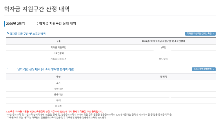 국가장학금 8분위 지원금액 국가장학금 최신화 4