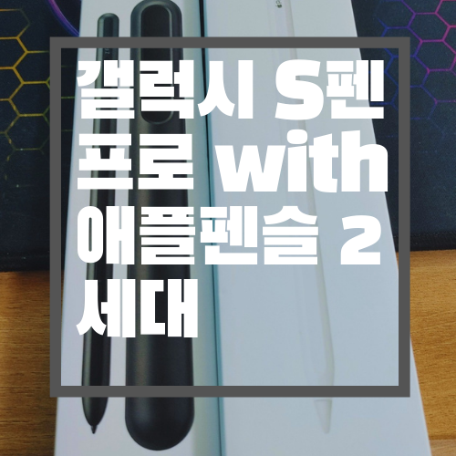  비전문가의 갤럭시 S펜 프로 개봉기 with 애플펜슬 2세대