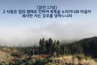 잠언 27장 1절 묵상 - 너는 내일 일을 자랑하지 말라 하루 동안에 무슨 일이 일어날는지 네가 알 수 없음이니라_18