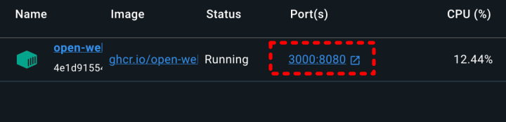 Open WebUI docker 환경 설정 07