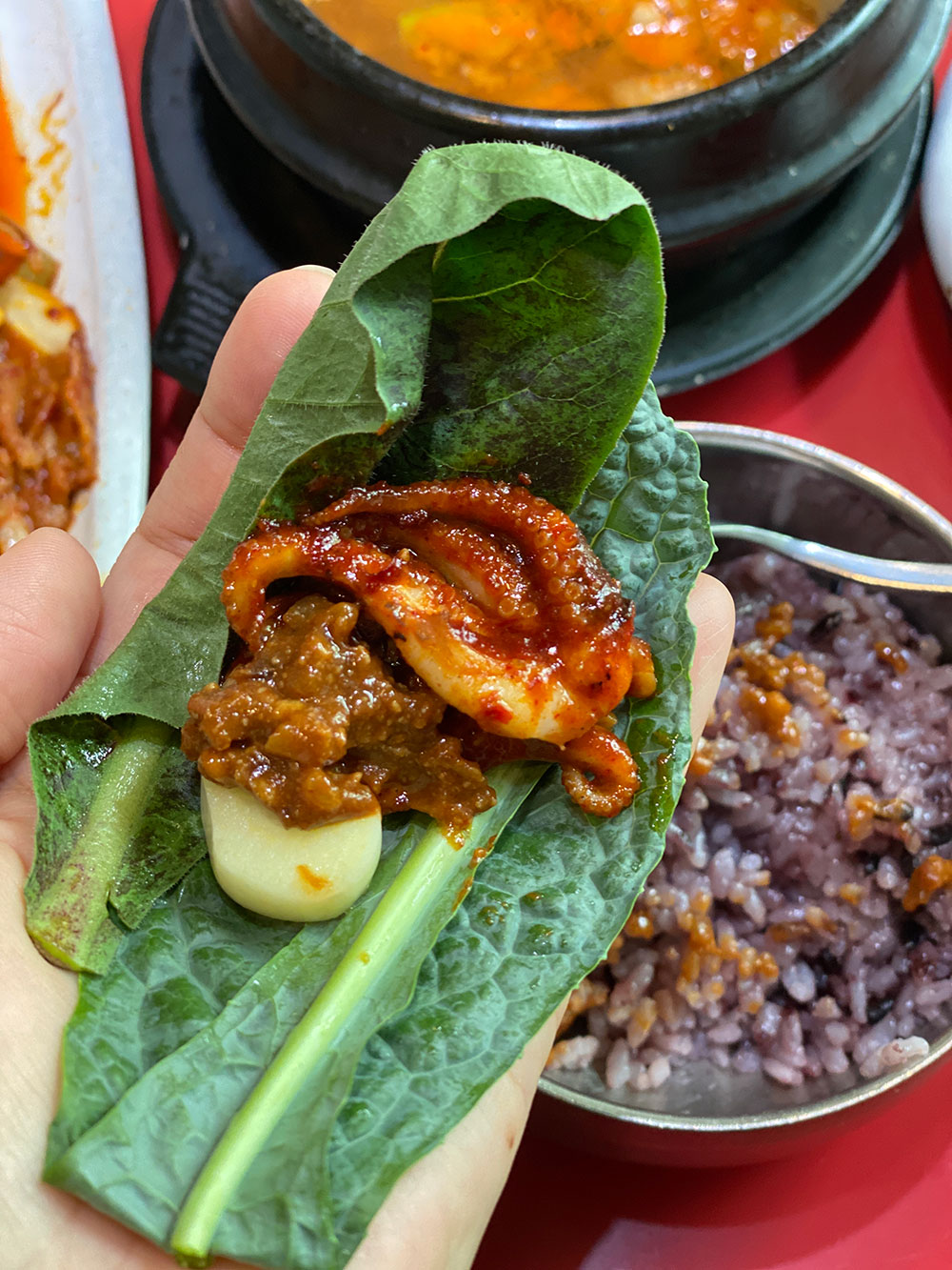  쌈채소 무한리필 안동 정하동 맛집 윤훈식 농가쌈밥 법원점