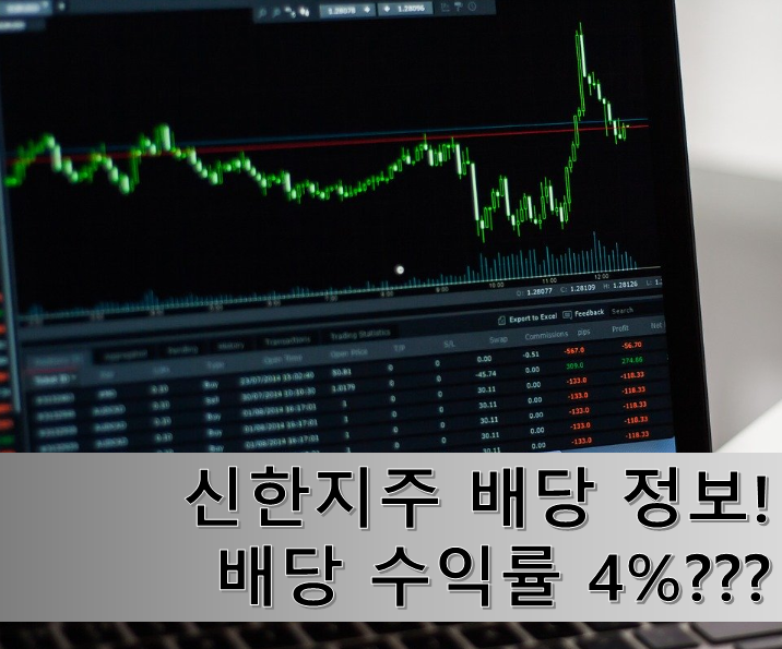  신한지주 배당금, 배당일그리고 배당 수익률 알아보겠습니다.