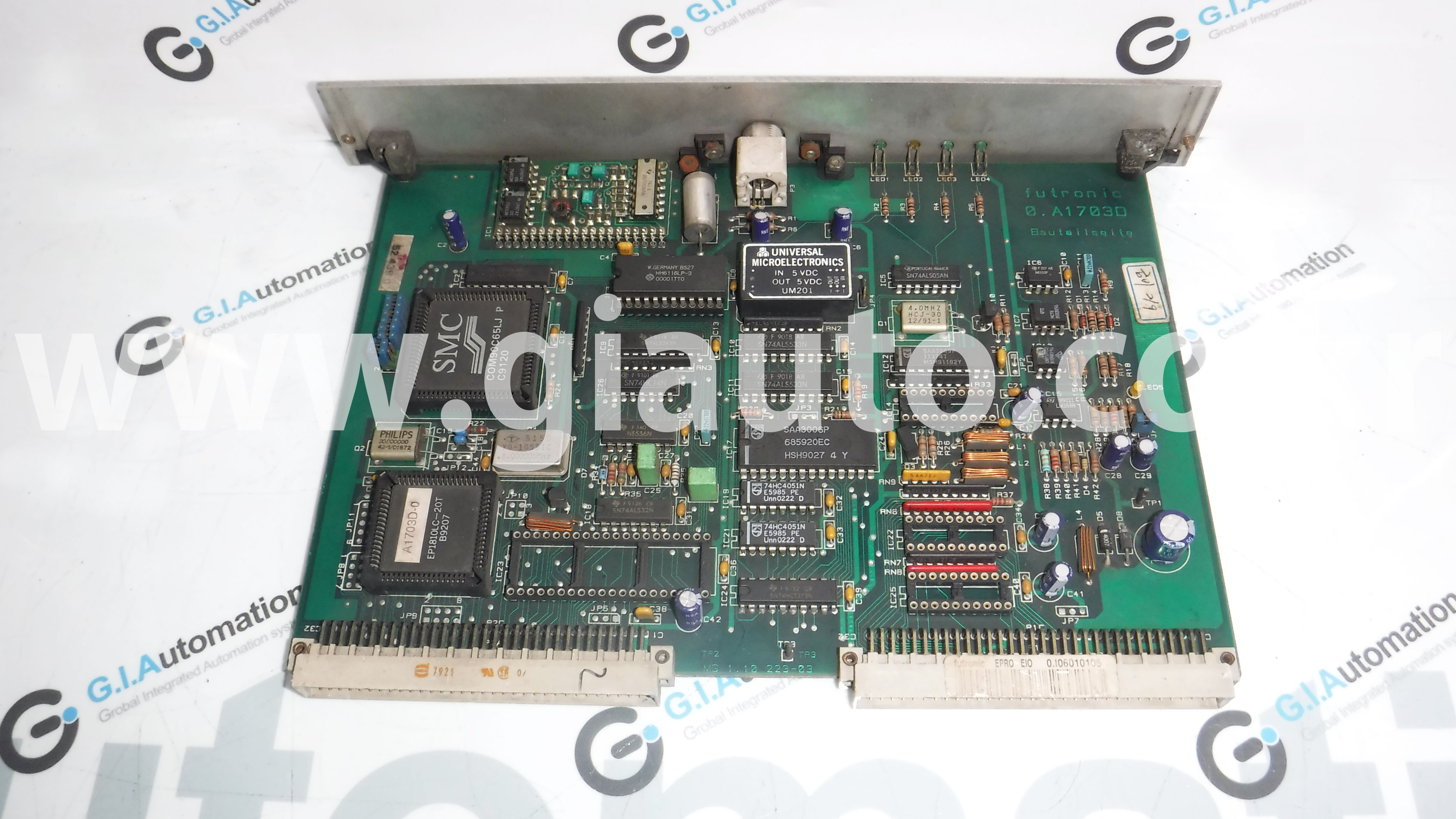futronic, 0.A1703D, Bauteilseite, MG 1.10 223-03, 0.106010105