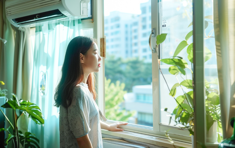 에어컨 감기(냉방병) 환기