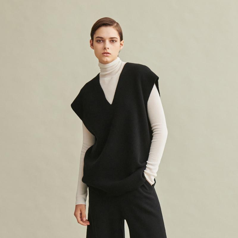 마레디마리 Oversize Knit Vest