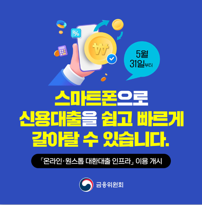 금융위원회 대환대출 표지