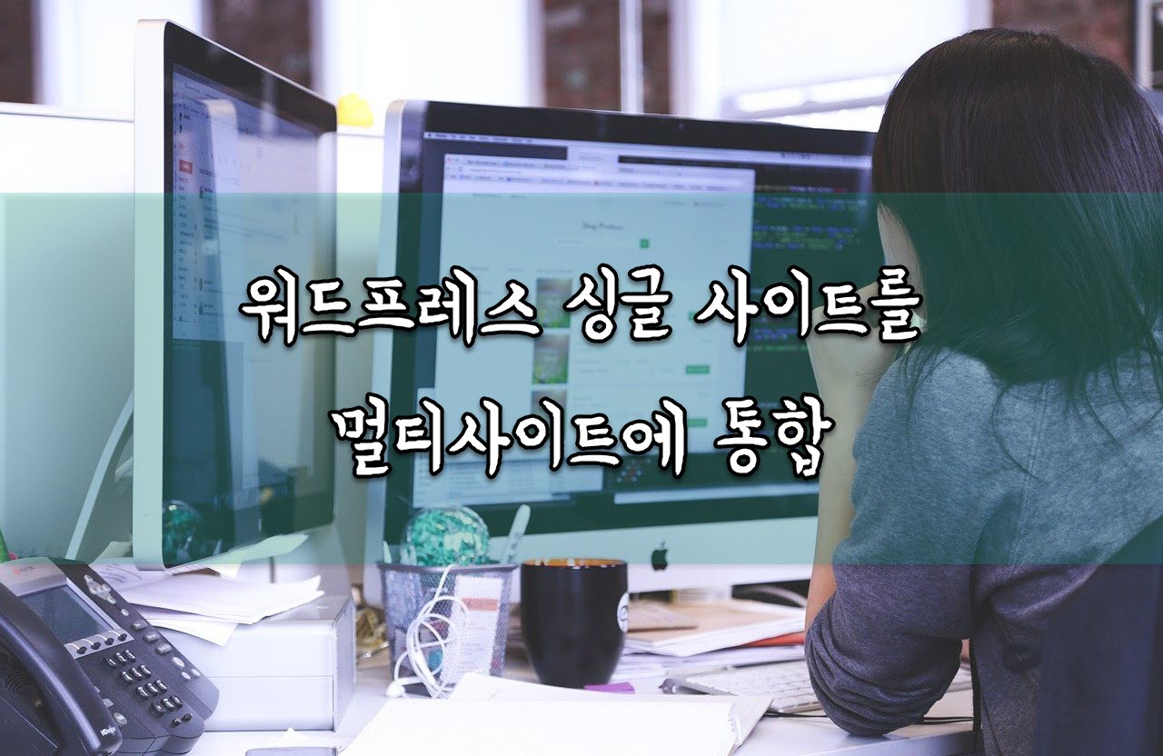 워드프레스 싱글 사이트를 멀티사이트에 통합하기