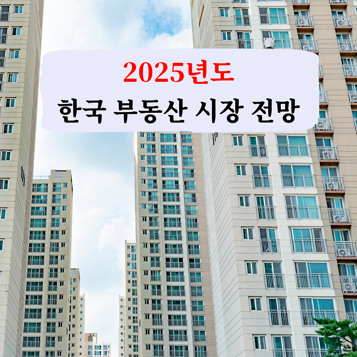 2025년도 한국 부동산 시장 전망