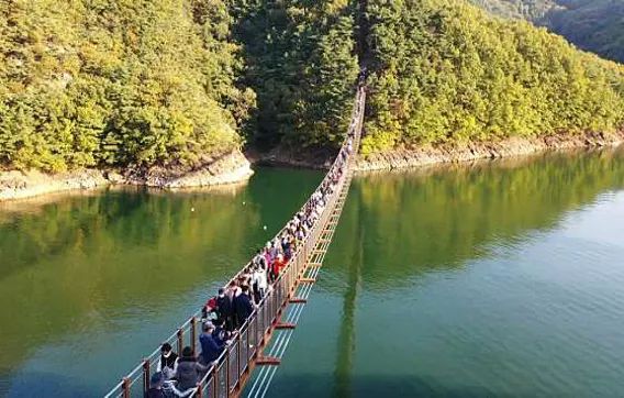 제천 옥순봉 출렁다리