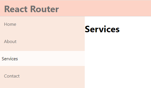 Active 된 Nav Link 표시된 화면