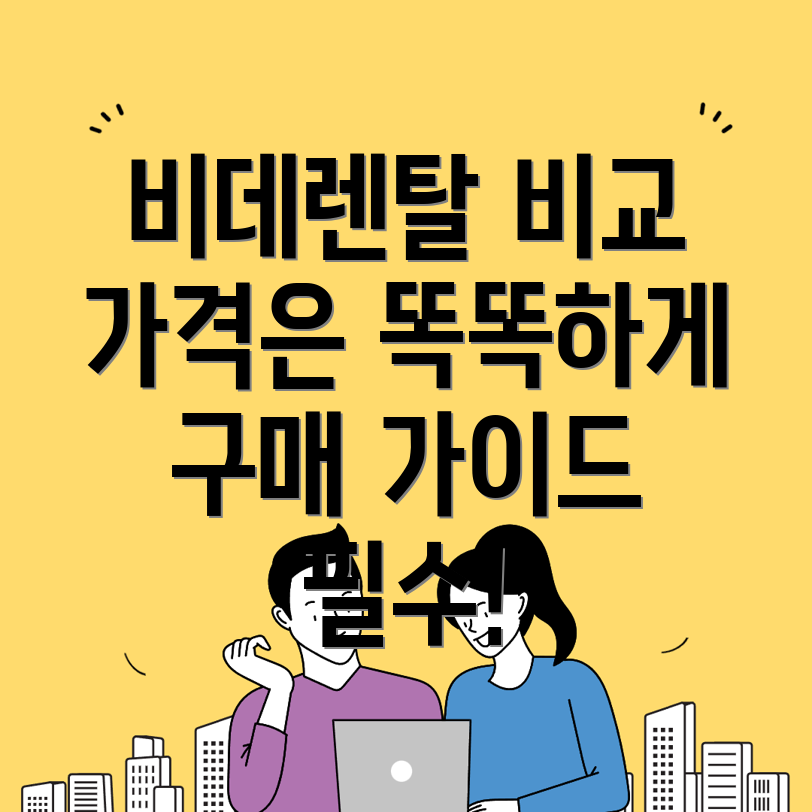 비데렌탈 가격