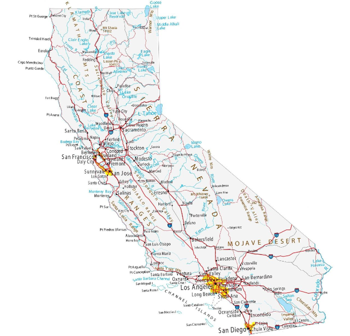 California 캘리포니아 - The Golden State