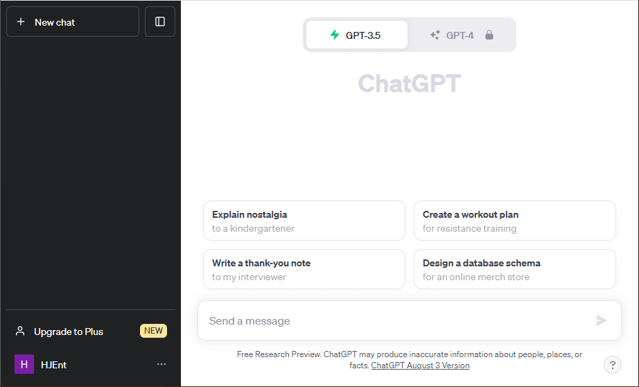 ChatGPT Plus 유료버전 전환방법1