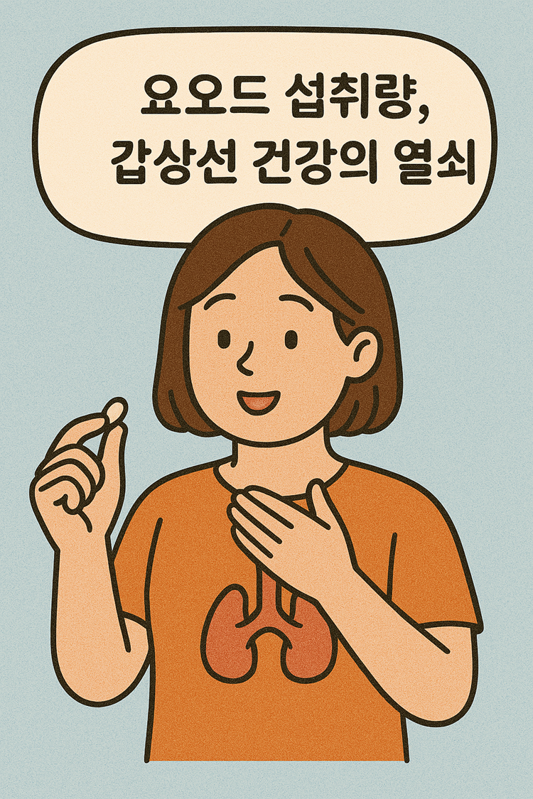 🧂 요오드 섭취량, 갑상선 건강의 열쇠