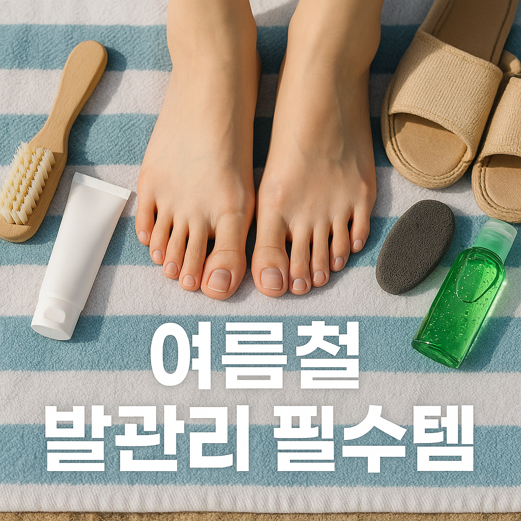 여름철 발관리 필수템 이미지