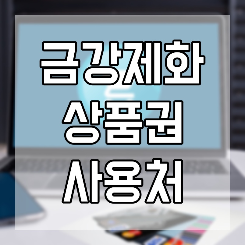  금강제화 상품권 사용처 사용가능 매장 찾아보기