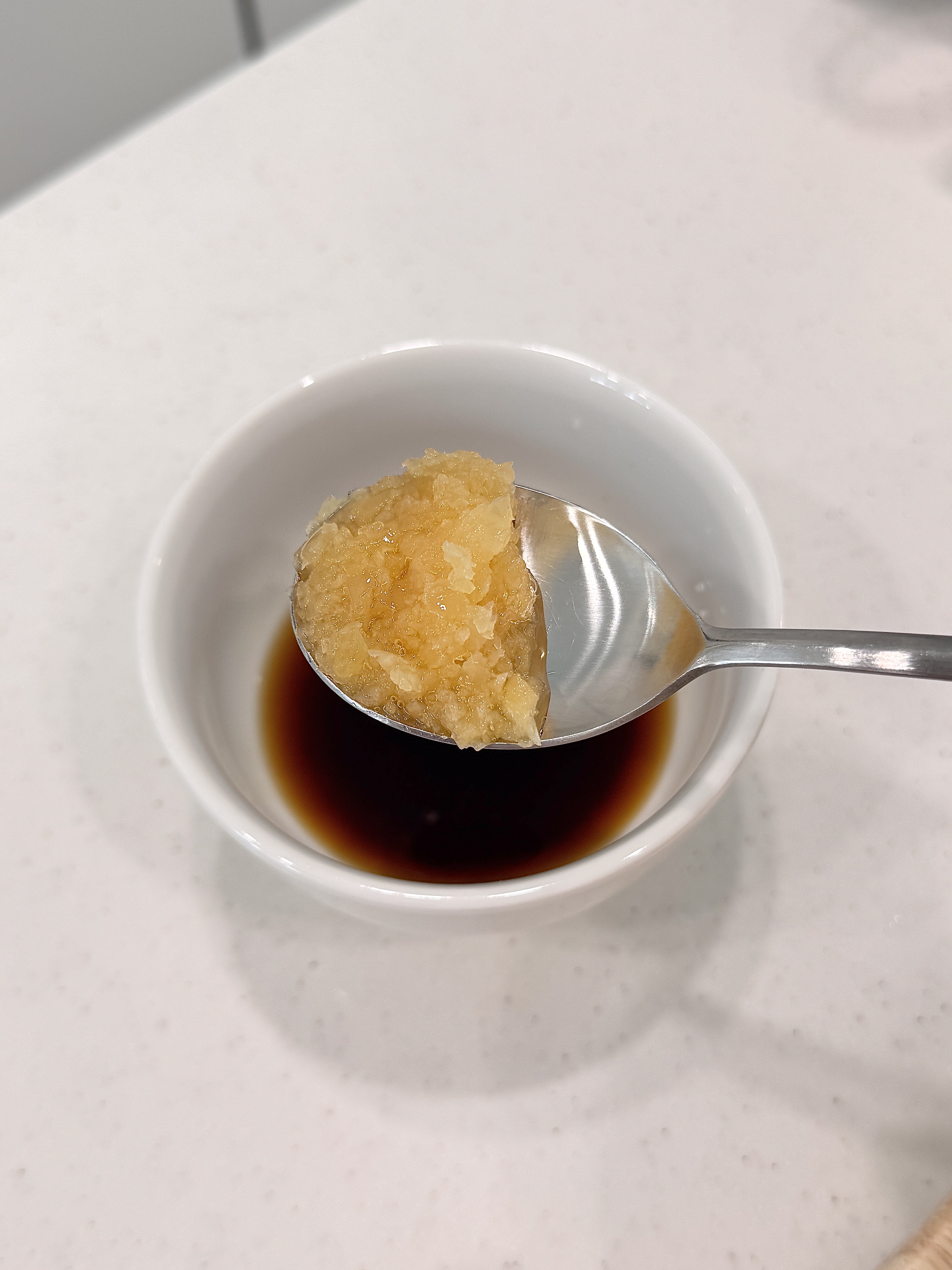 두부강정 양념 만들기 다진 마늘