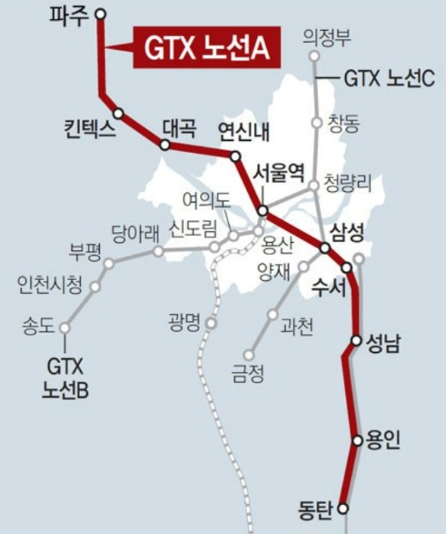 GTX-A-노선