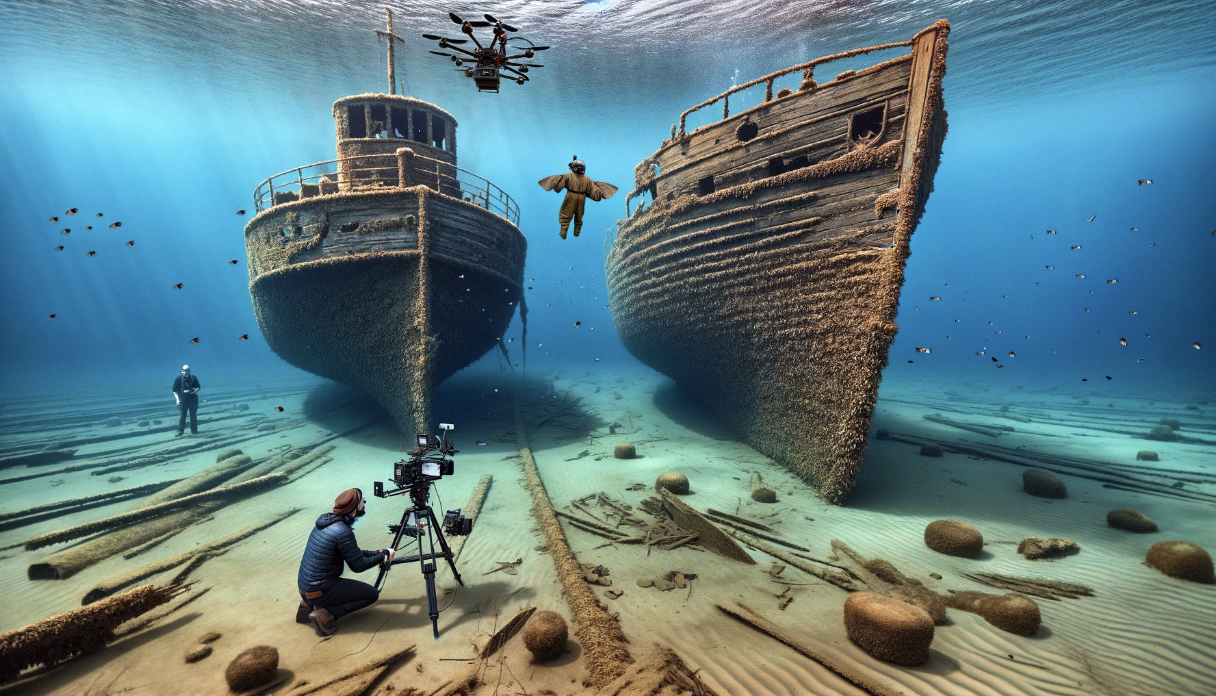 생태계 교란 홍합 다큐 촬영 중 128년 된 난파선 발견