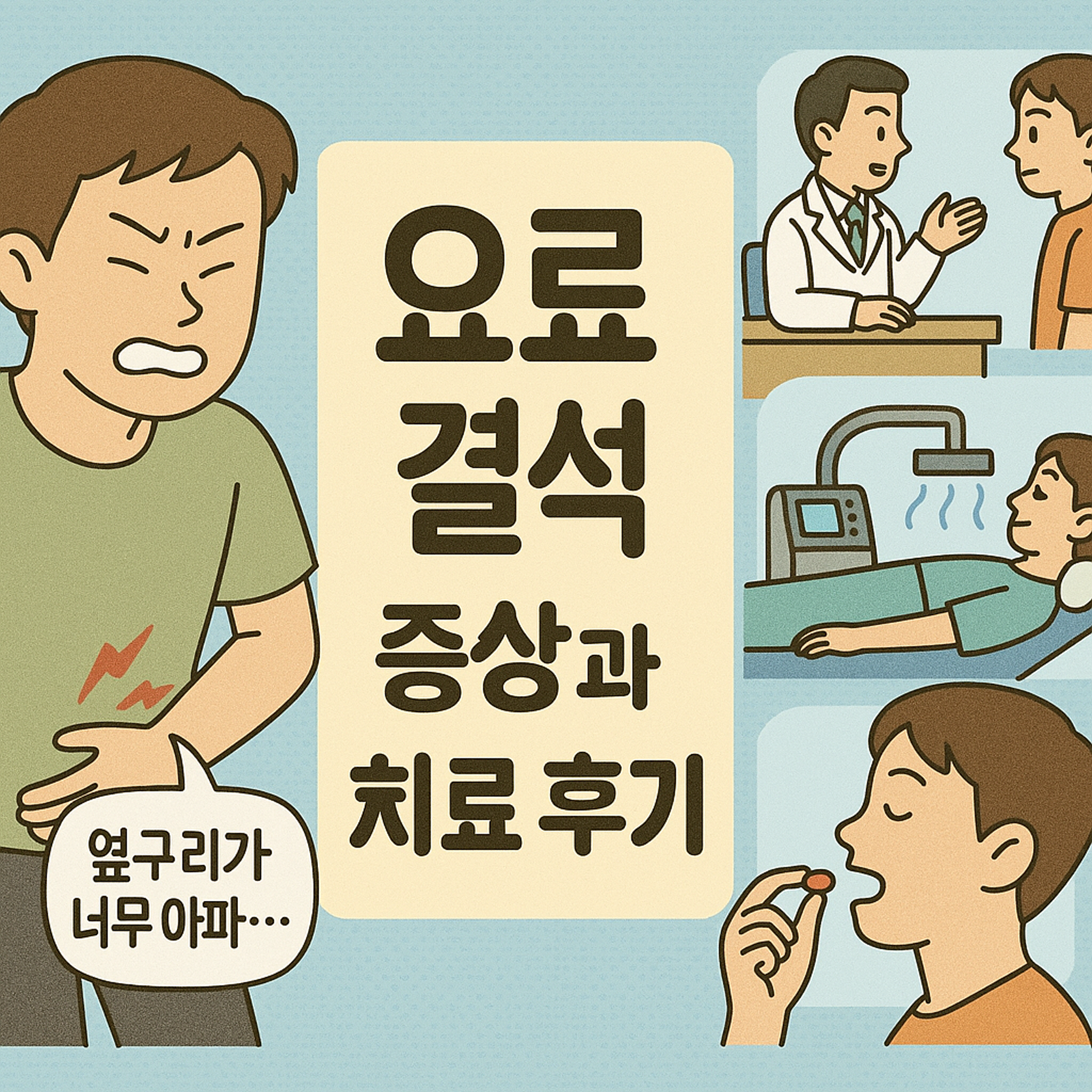 요로결석 증상과 치료 후기