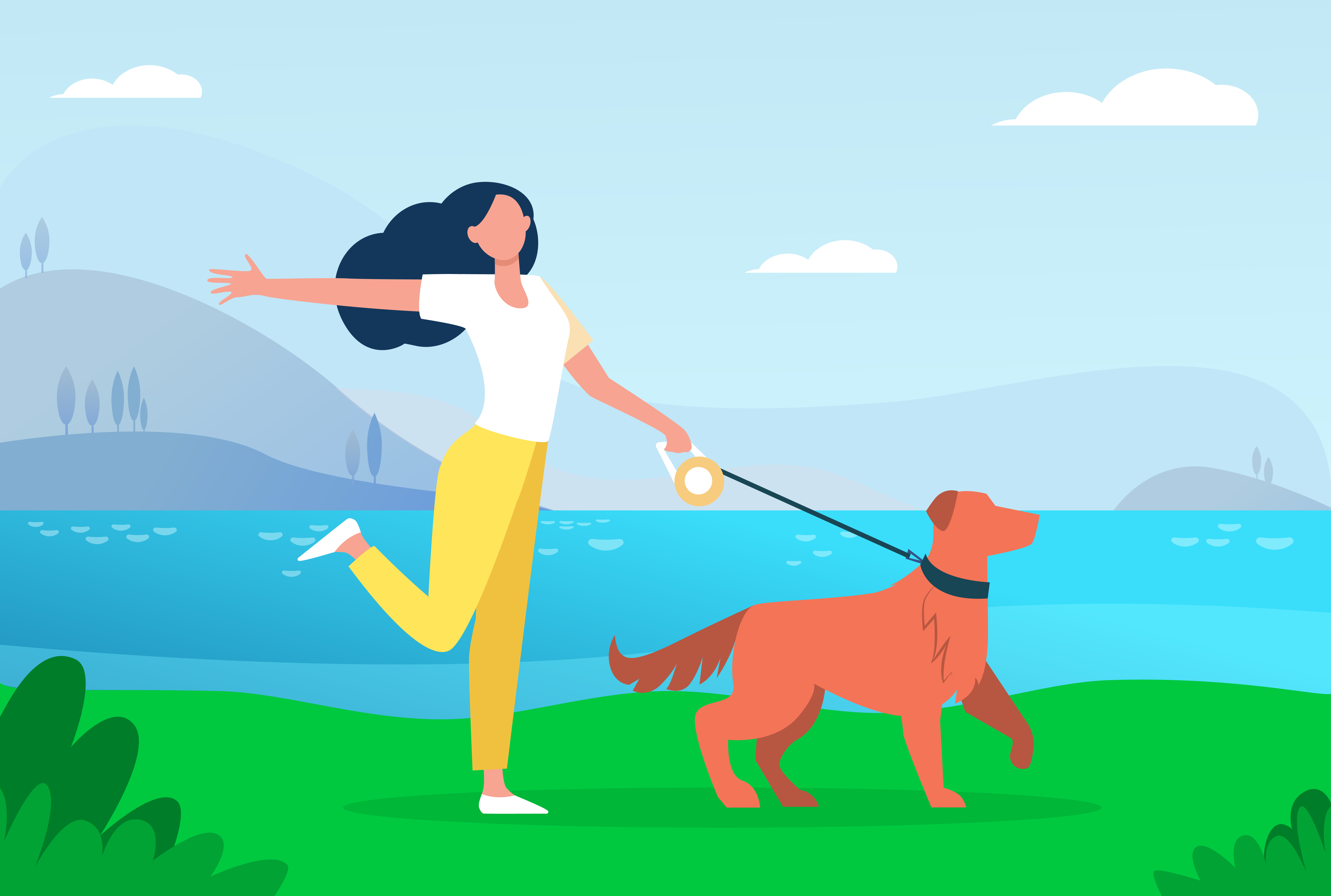 give someone a much longer leash 사람에게 더 긴 개 목줄을 준다?
