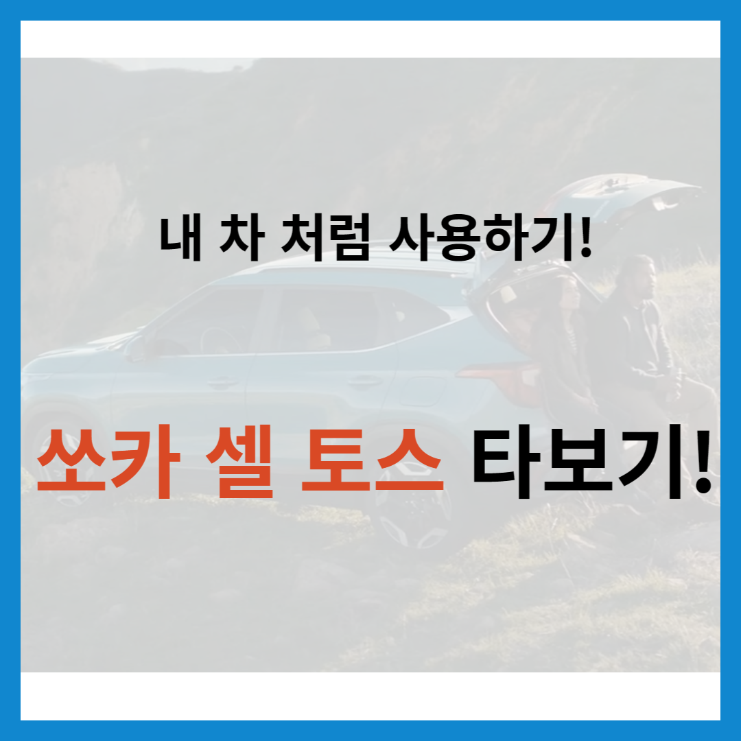 쏘카-셀토스-타보기