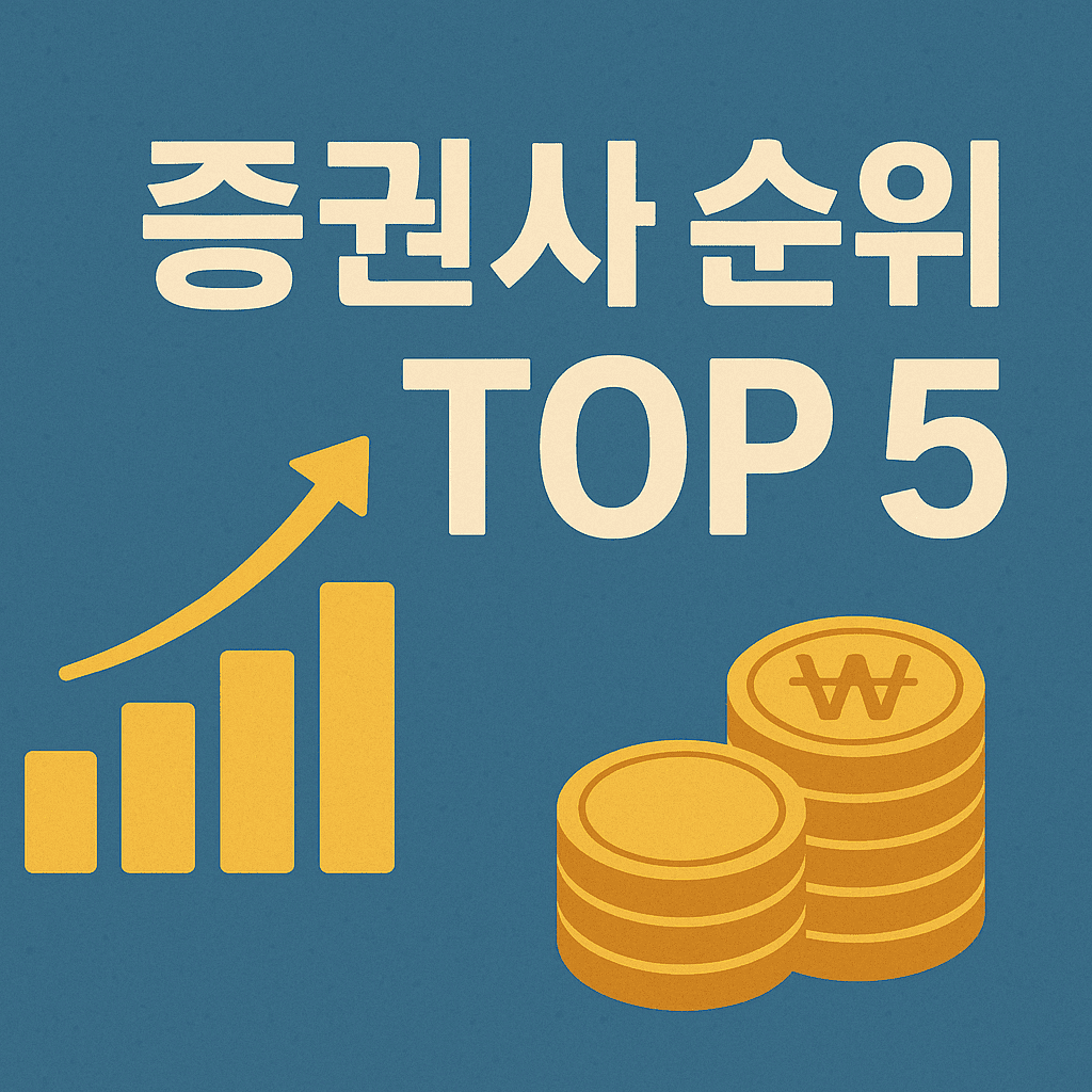 증권사 순위 TOP5! 자본금 기준으로 알아보기