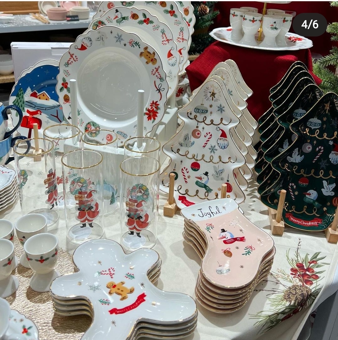 2021 크리스마스 선물, 장식, 소품 추천 모던하우스 크리스마스 한정판 접시, 그릇