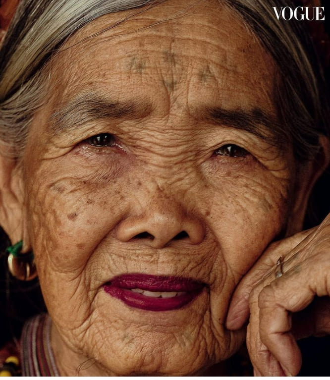 전 세계에서 찾는106세 필리핀 원주민 타투 아티스트...보그지 최고령 커버 모델 되다 VIDEO: 106-Year-Old Indigenous Filipino Tattoo Artist Becomes Vogue’s Oldest Cover Model