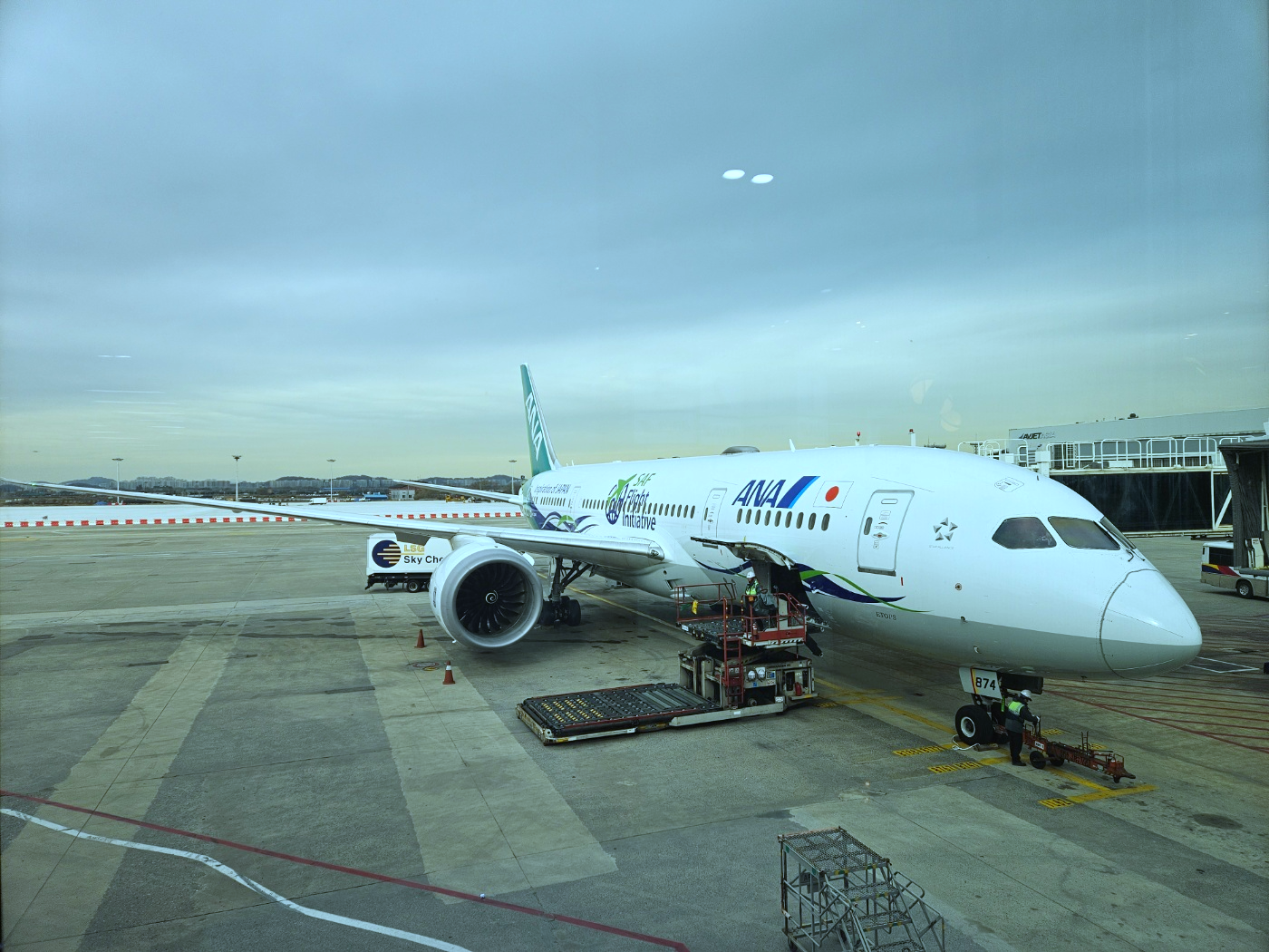 김포공항 ANA항공 비행기