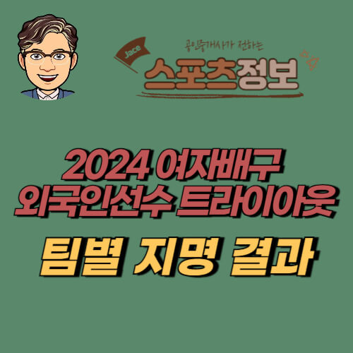 썸네일 2024 여자배구 외국인선수 트라이아웃 결과