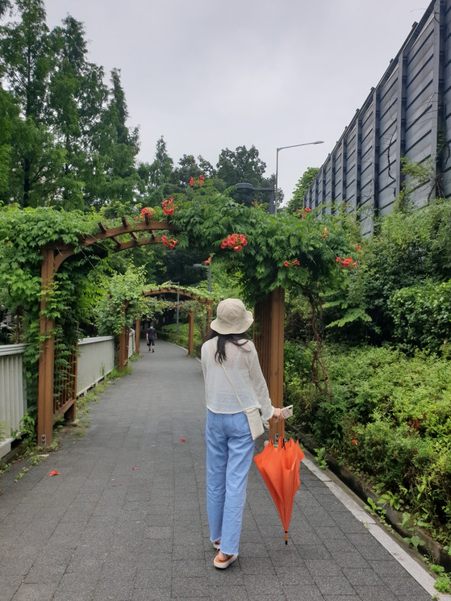 19도 21도 서울 가디건 내츄럴룩 비오는날 청바지 코디 20210618 20대 여성 데일리룩 기온별 복장 (오늘 날씨복 차림) 여름 1