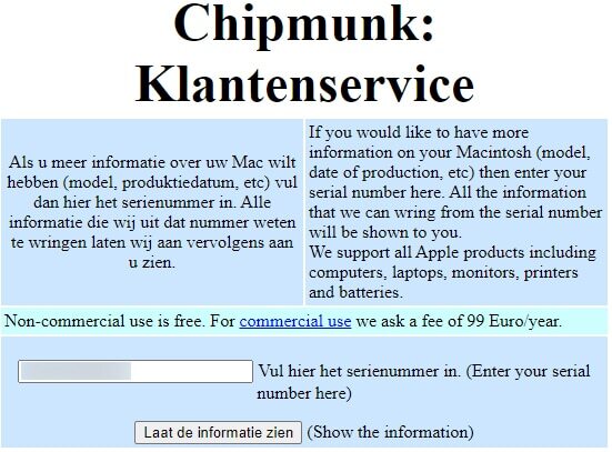 Chipmunk Klantenservice를 사용하여 Apple iPhone 연령 찾기