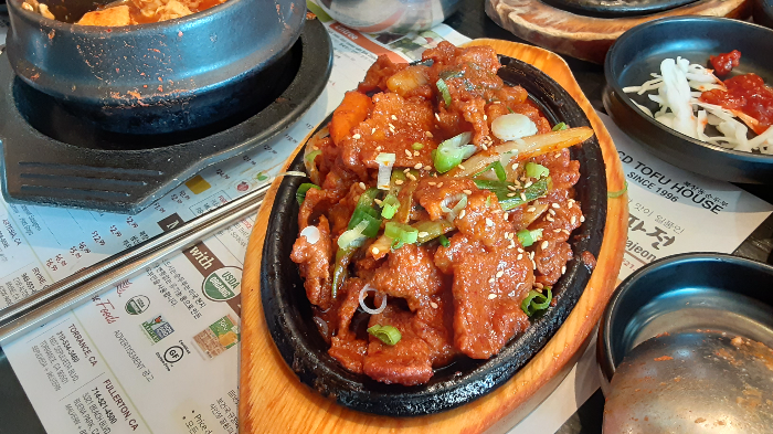 김치순두부+돼지불고기 (콤보)