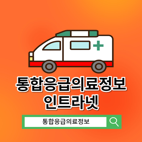 통합응급의료정보 인트라넷 주소 바로가기