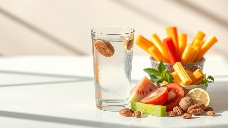 금단 증상 극복 방법 (물 마시기, 건강한 간식)