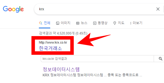 KRX-구글-검색-사진