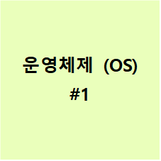  운영체제 (Operating System) #1